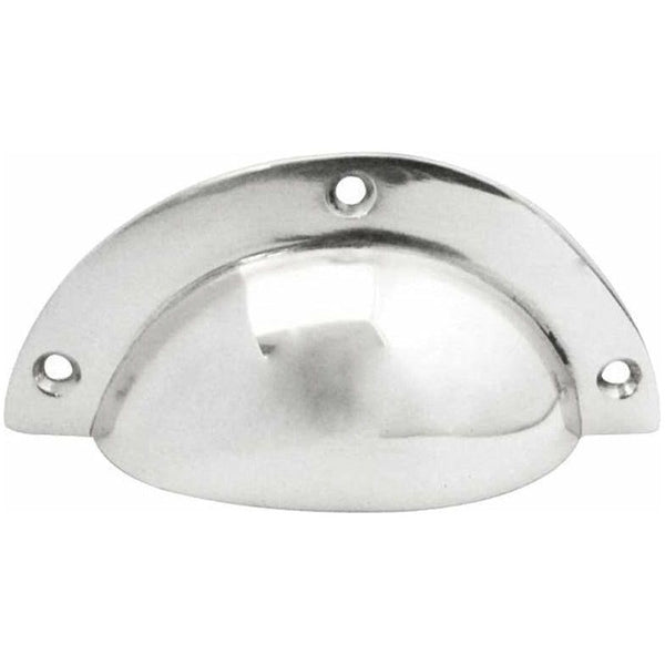 Frelan - Drawer Pull 87mm x 37mm - Polished Chrome - JV423PC - Choice Handles