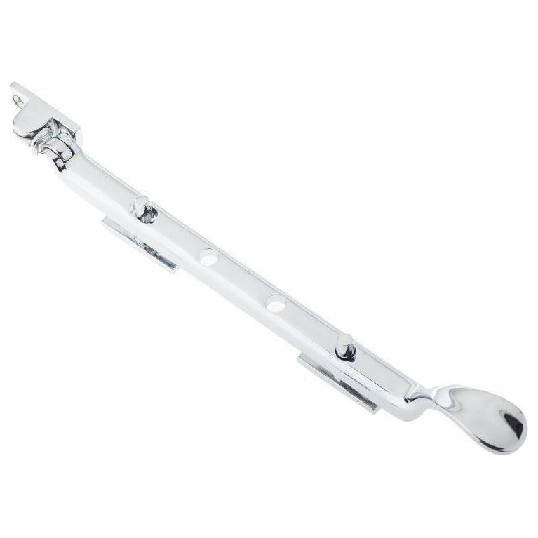 Frelan - Heavy Casement Spoon End Window Stay 254mm (10") - Polished Chrome - JV44CPC - Choice Handles