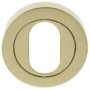 Frelan - Oval Profile Escutcheon - PVD Stainless Brass - JV503UPVD - Choice Handles