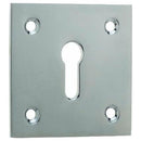 Frelan - Standard Profile Square Keyhole Escutcheon - Polished Chrome - JV153PC - Choice Handles