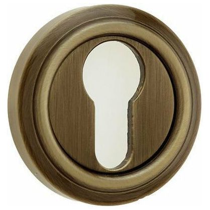 Frelan - Parisian Euro Profile Escutcheon - Antique Bronze - JV604EAB - Choice Handles