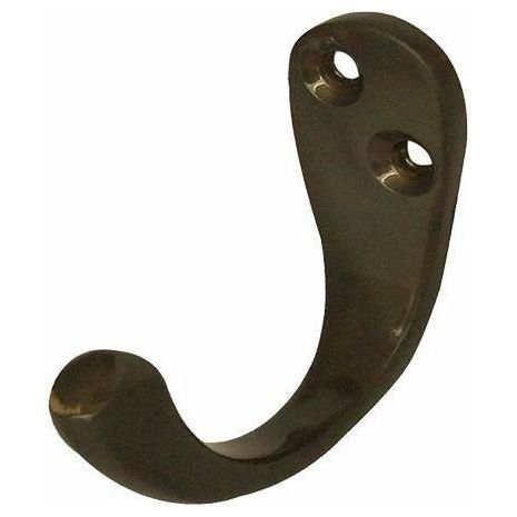 Frelan - Robe Hook 44mm x 36mm - Dark Bronze - JV61DB - Choice Handles