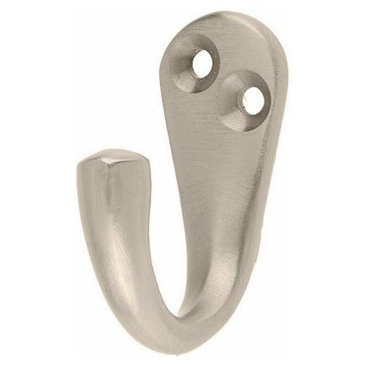 Frelan - Robe Hook 44mm x 36mm - Satin Nickel - JV61SN - Choice Handles