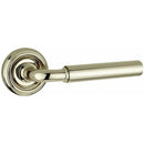Frelan - Elise Door Handles On Round Rose  - Polished Nickel  - JV650PN - Choice Handles