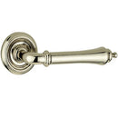 Frelan  - Camille Door Handles On Round Rose  - Polished Nickel - JV651PN - Choice Handles