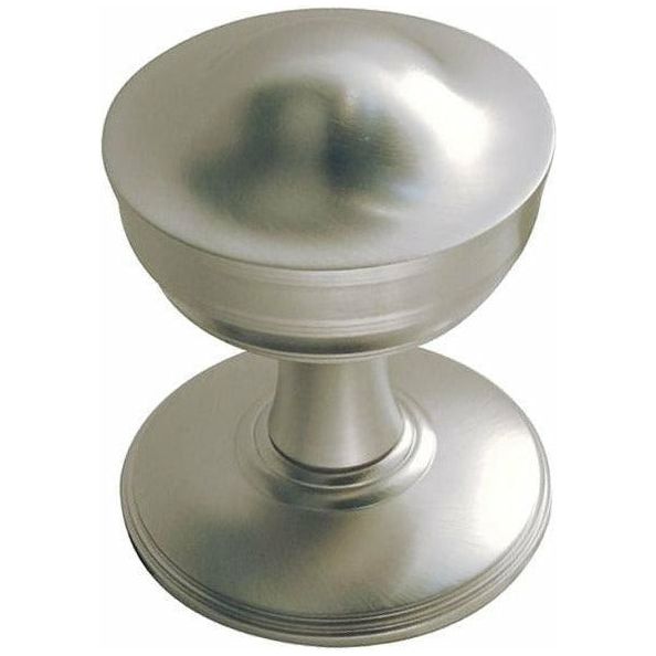 Frelan - Crown Mortice Door Knob  - Satin Nickel - JV67SN - Choice Handles