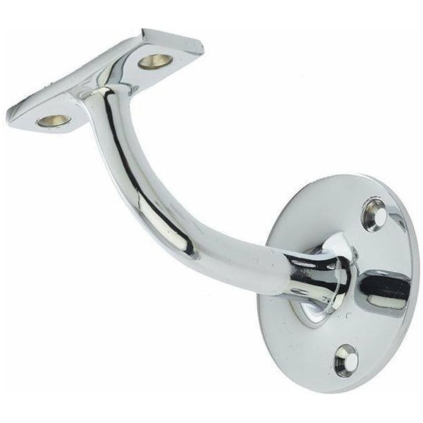 Frelan - Heavy Duty Handrail Bracket 64mm - Polished Chrome - JV85HAPC - Choice Handles