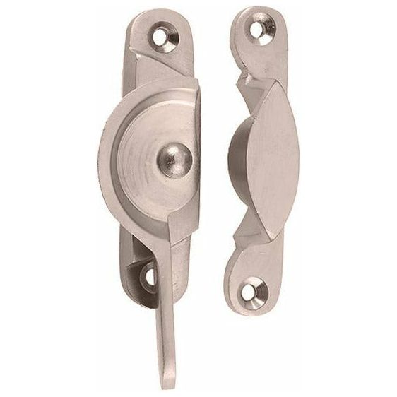 Frelan - Narrow Fitch Sash Window Fastener - Satin Nickel - JV89NSN - Choice Handles