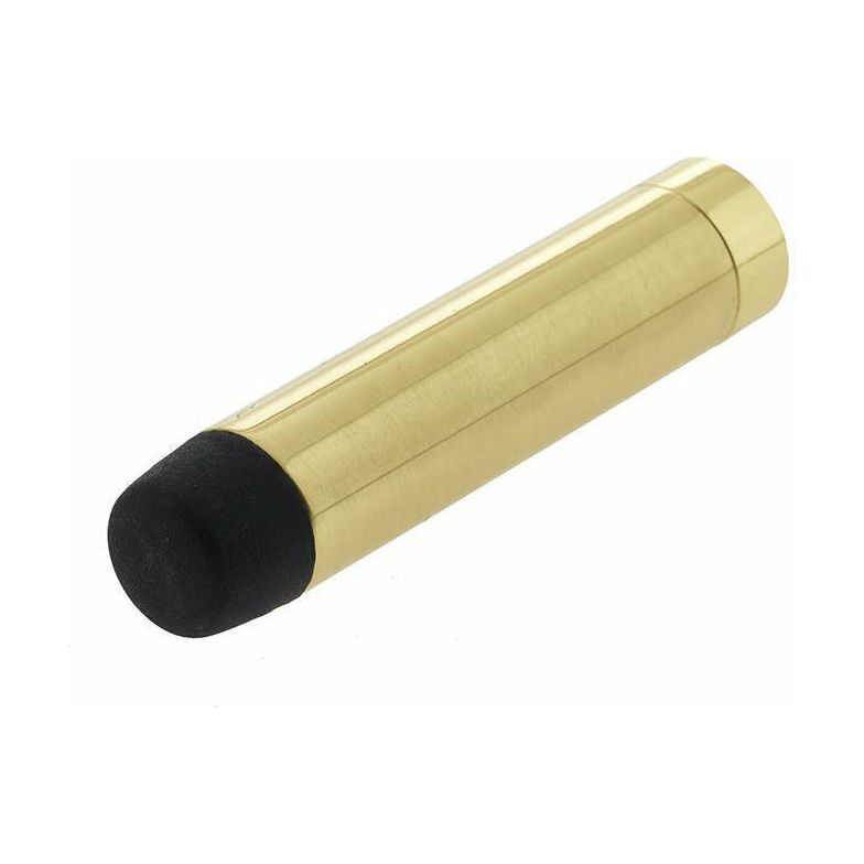 Frelan - Wall Mounted Projection Door Stops (70mm) Polished Brass - JV9559APB - Choice Handles