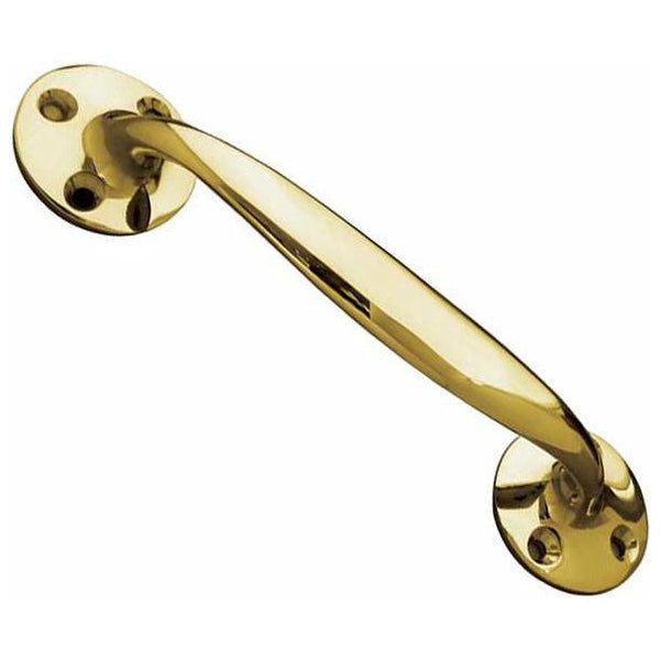 Frelan - Bow Shaped Pull Handle 152mm - Polished Brass - JV96APB - Choice Handles