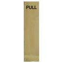 Frelan - Engraved Pull Fingerplate 305mm x 75mm - Polished Brass - JV999PB - Choice Handles