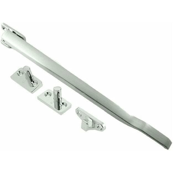 Frelan - Non-Lockable Casement Window Stay 250mm (10") - Satin Chrome - JW77SC - Choice Handles