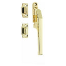 Frelan - Non-Lockable Window Fastener 124mm - Polished Brass - JW78PB - Choice Handles
