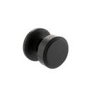 Millhouse Brass Boulton Solid Brass Stepped Mortice Knob on Concealed Fix Rose - Matt Black - MH350SMKMB - Choice Handles