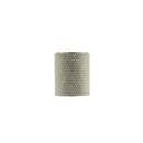 Millhouse Brass Watson Cylinder Knurled Cabinet Knob on Concealed Fix - Satin Nickel - MHCK1820SN - Choice Handles