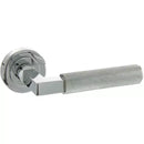 Millhouse Brass Cartwright Designer Lever on Round Rose - Polished Chrome - MHR200PC - Choice Handles