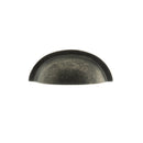 Atlantic - Old English Winchester Solid Brass Cabinet Cup Pull on Concealed Fix - Distressed Silver - OEC1176DS - Choice Handles