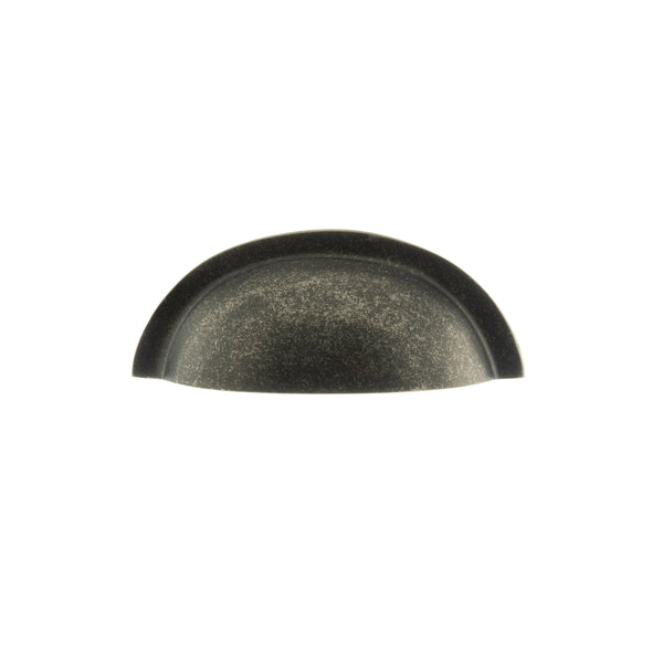 Atlantic - Old English Winchester Solid Brass Cabinet Cup Pull on Concealed Fix - Distressed Silver - OEC1176DS - Choice Handles
