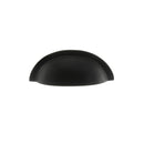 Atlantic - Old English Winchester Solid Brass Cabinet Cup Pull on Concealed Fix - Matt Black - OEC1176MB - Choice Handles