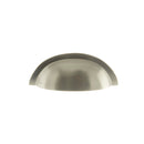 Atlantic - Old English Winchester Solid Brass Cabinet Cup Pull on Concealed Fix - Satin Nickel - OEC1176SN - Choice Handles