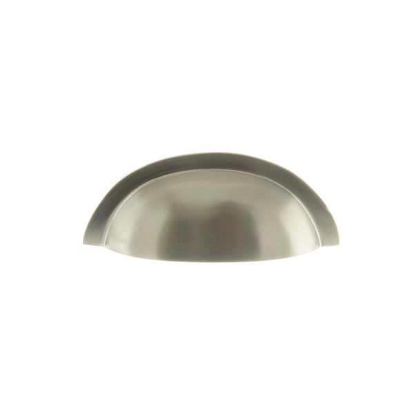 Atlantic - Old English Winchester Solid Brass Cabinet Cup Pull on Concealed Fix - Satin Nickel - OEC1176SN - Choice Handles