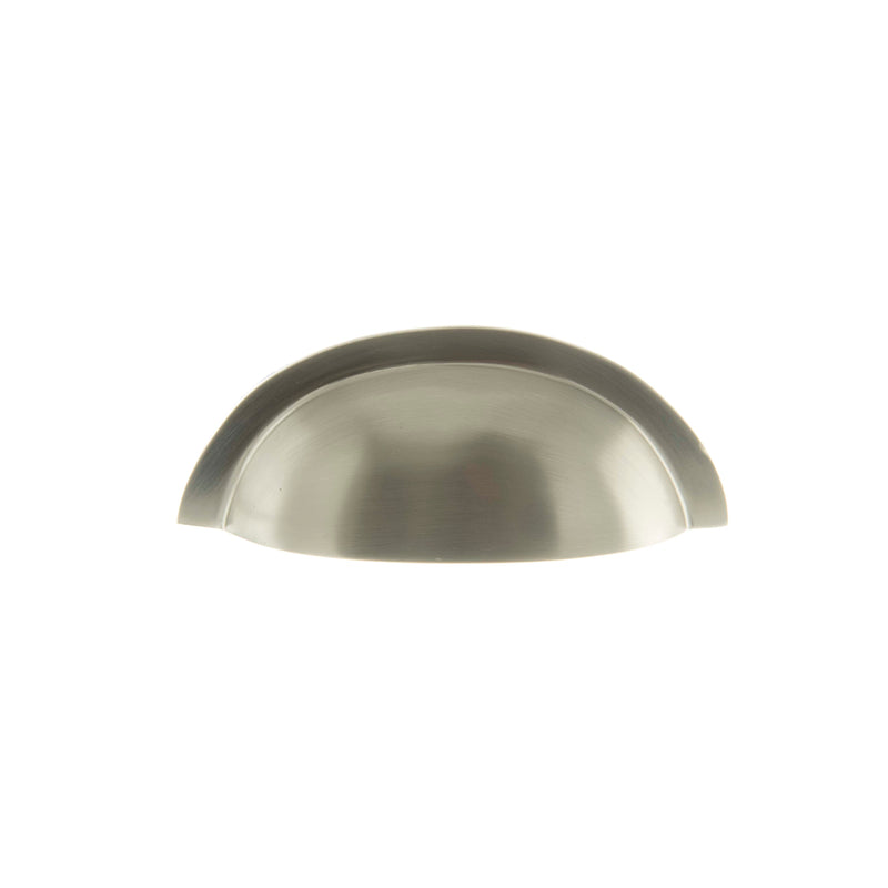 Atlantic - Old English Winchester Solid Brass Cabinet Cup Pull on Concealed Fix - Satin Nickel - OEC1176SN - Choice Handles