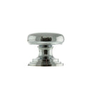 Atlantic - Old English Lincoln Solid Brass Victorian Cabinet Knob 32mm on Concealed Fix - Polished Chrome - OEC1232PC - Choice Handles