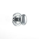 Atlantic Old English Solid Brass Oval WC Turn and Release - Satin Chrome - OEOWCSC - Choice Handles