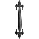 Frelan - Fleur De Lys Pull Handle 100mm - Black Antique - JAB26 - Choice Handles