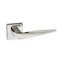 Atlantic Forme Foglia Designer Lever on Minimal Square Rose - Polished Chrome - FMS272PC - Choice Handles