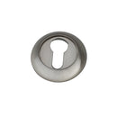Darcel - Raised Key Hole Escutcheon, Satin Nickel FRESC-SN - (Pair) - Choice Handles