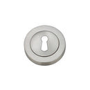Darcel - Key Hole Escutcheon, Satin Nickel - FESC-SN (Pair) - Choice Handles