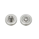Darcel - Bathroom Round Thumb Turn and Release, Satin Nickel - FWCTT-SN - Choice Handles