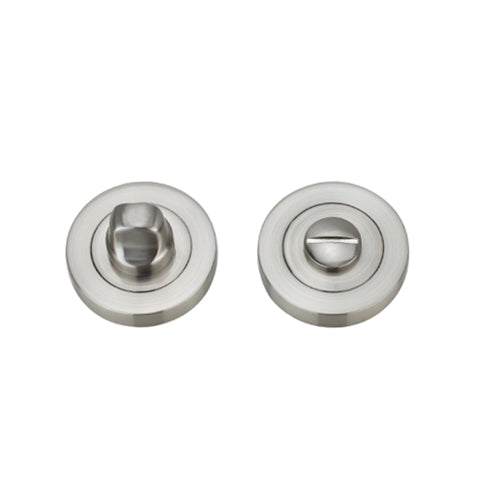 Darcel - Bathroom Turn and Release, Satin Nickel - FWCTT-SN - Choice Handles