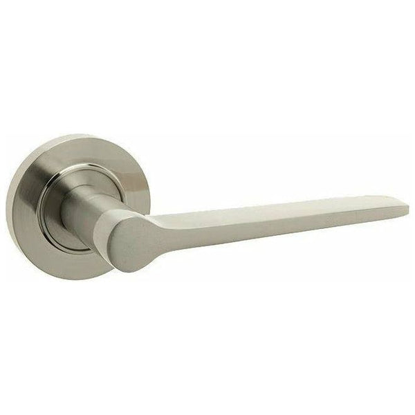 Burlington - Knightsbridge Lever on Rose - Satin Nickel - BUR20SN - Choice Handles