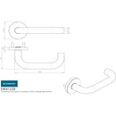 Eurospec - Grade 304 Safety Lever DDA Compliant - Satin Stainless Steel - SW4123X/SSS/G304 - Choice Handles
