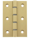 Atlantic Washered Hinges 3" x 2" x 2.2mm - Satin Brass - AWH3222SB - (Pair) - Choice Handles