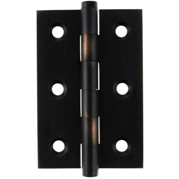 Atlantic Washered Hinges 3" x 2" x 2.2mm - Antique Copper - AWH3222AC - (Pair) - Choice Handles