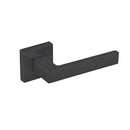 Tupai Rapido QuadraLine Rillo Designer Lever on Square Rose - Pearl Black - Choice Handles