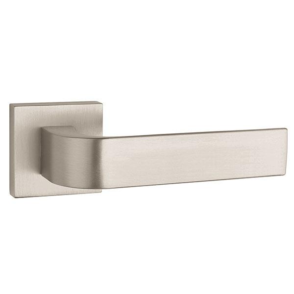 Tupai Rapido CurvaLine Turis Designer Lever on Square Rose - Pearl Nickel - Choice Handles