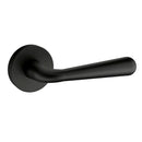 Tupai Rapido CurvaLine Adra Designer Lever on Round Rose - Pearl Black - Choice Handles