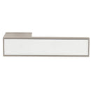 Tupai Rapido VersaLine Josa Designer Lever on Long Rose - Polished Stainless Steel Decorative Plate - Pearl Nickel - T3084LPSSPL - Choice Handles