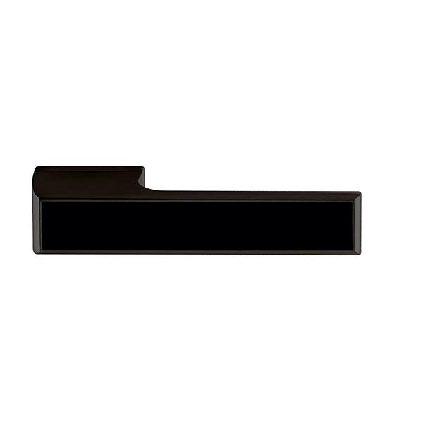 Tupai Rapido VersaLine Tobar Designer Lever on Long Rose - Matt Black Decorative Plate - Matt Black - T3089LMBMB - Choice Handles