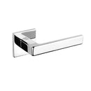 Tupai Rapido 5S Line Portel Designer Lever on 5mm Slimline Square Rose - Bright Polished Chrome - T3095S5SPC - Choice Handles