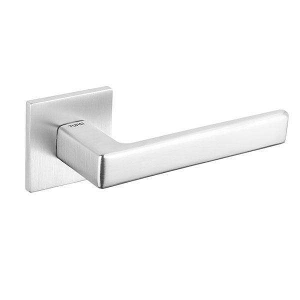 Tupai Rapido 5S Line Portel Designer Lever on 5mm Slimline Square Rose - Satin Chrome - T3095S5SSC - Choice Handles