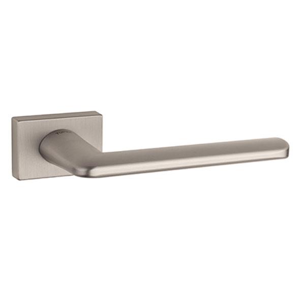 Tupai Rapido RetaLine Tavira Designer Lever on Long Rose - (Without Decorative Plate) - Pearl Nickel - T3098LPL - Choice Handles