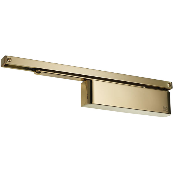 Rutland® TS.11204.SR.2.PVDPVD - EN 2-4 Cam Action Door Closer Radius Cover - PVD Polished Brass - Choice Handles