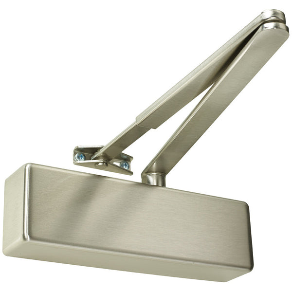 Rutland® TS.3204.SLFB.SNPSNP - Size 3 Overhead Door Closer - Satin Nickel - Choice Handles