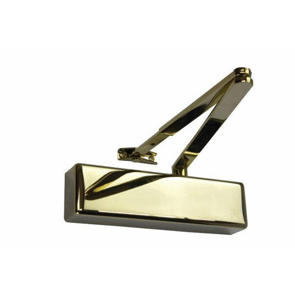 Rutland® TS.4204DABC.SLFB.PVDPVD - Size 2-4 Door Closer - PVD Polished Brass - Choice Handles