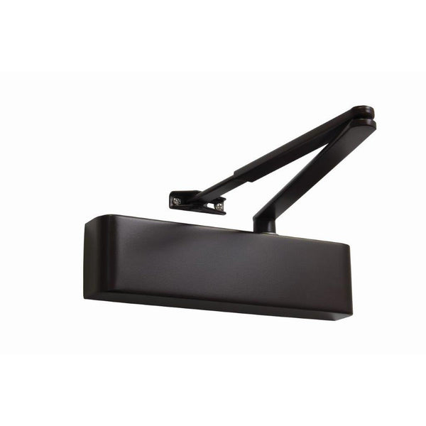 Rutland TS.9205DABC.SRFB.DBDB - Overhead Door Closer With Back Check & Delayed Action, Size EN 2-5  - Dark Bronze - Choice Handles